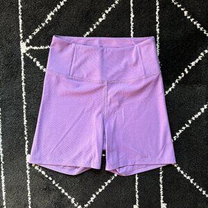 Girlfriend Collective Violet Rib High-rise Run Short